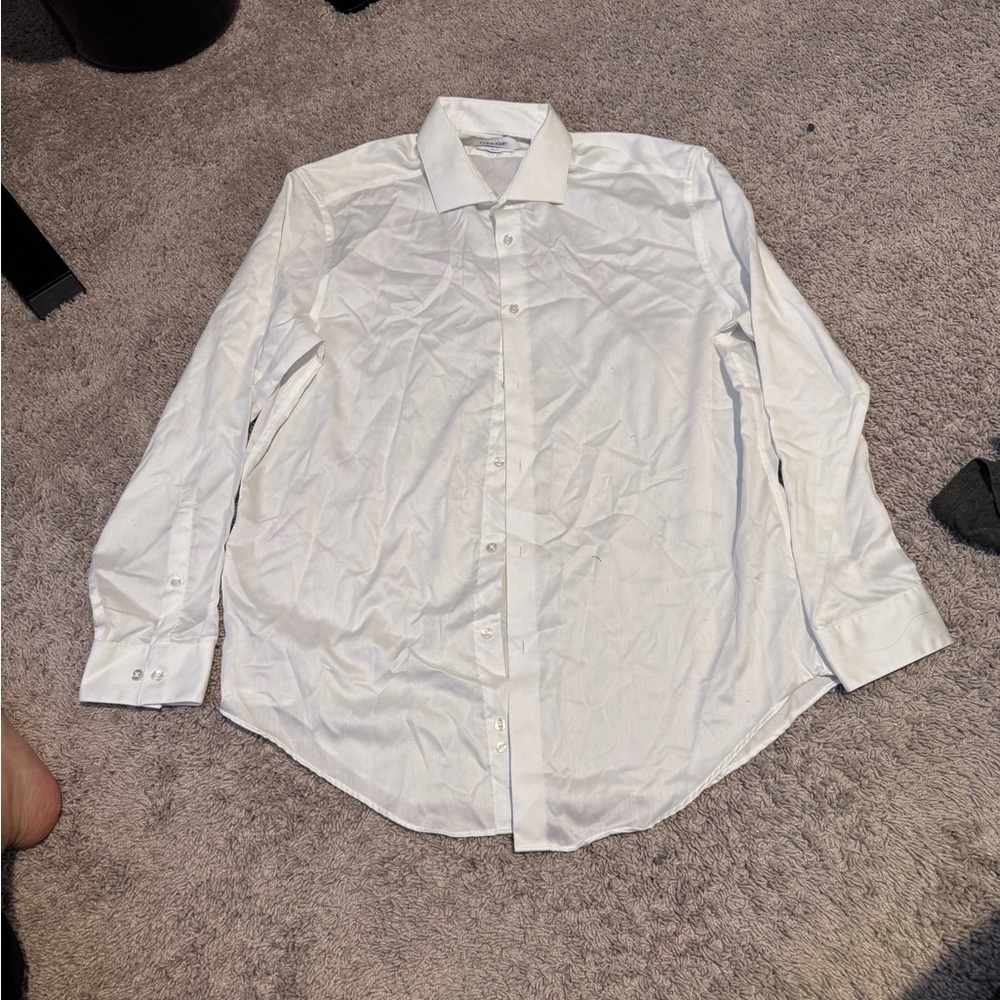 Classic White Men's Shirt